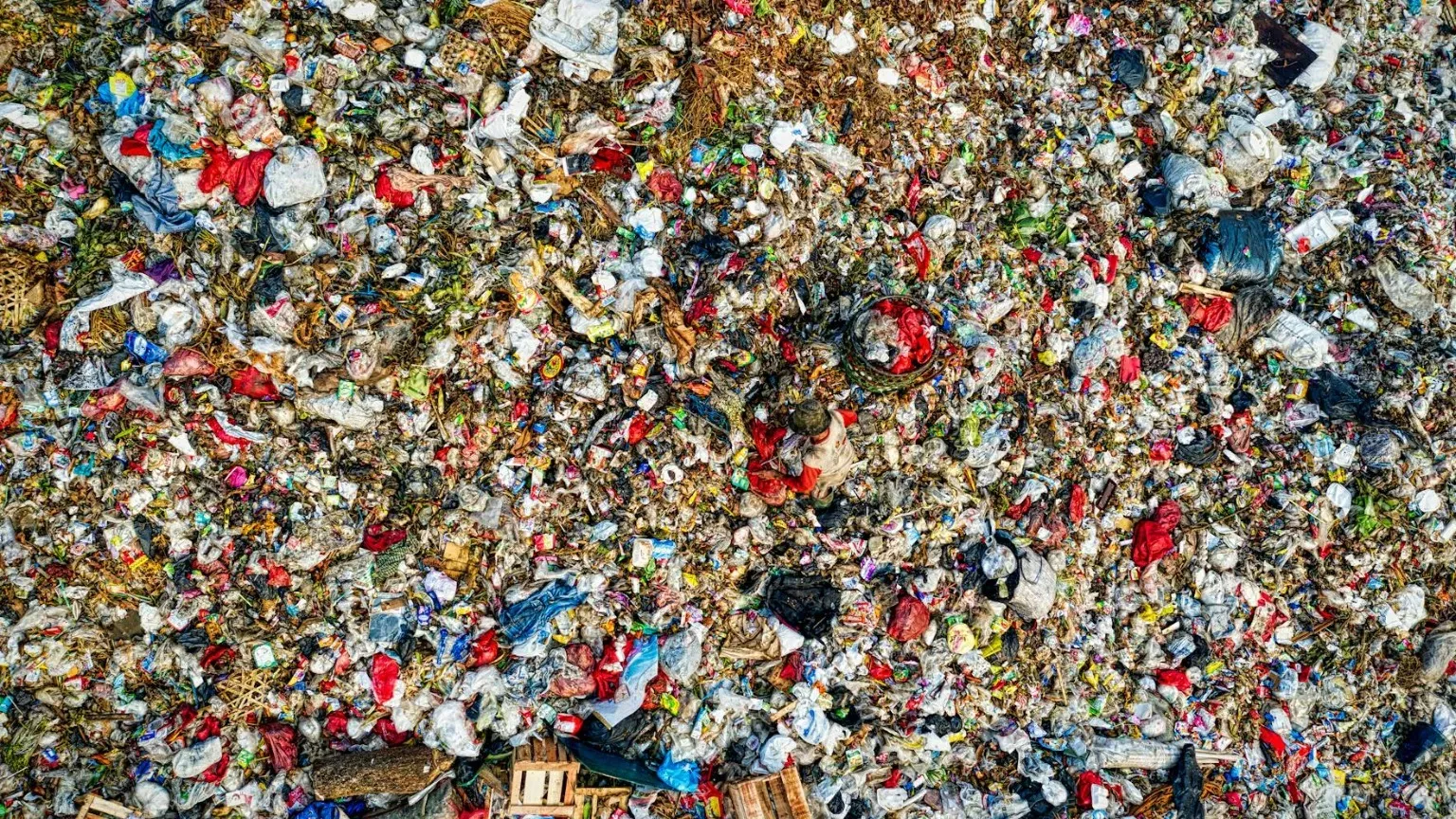 Deponie Aus Der Vogelperspektive