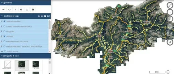 Kartographie Südtirol